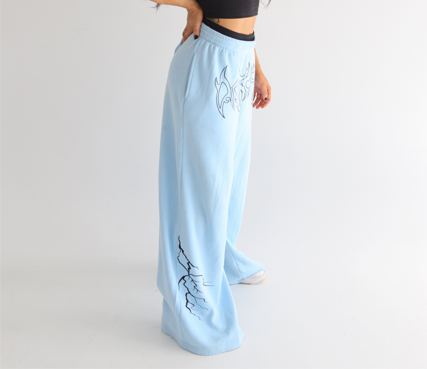 WIDE LEG - BLUE