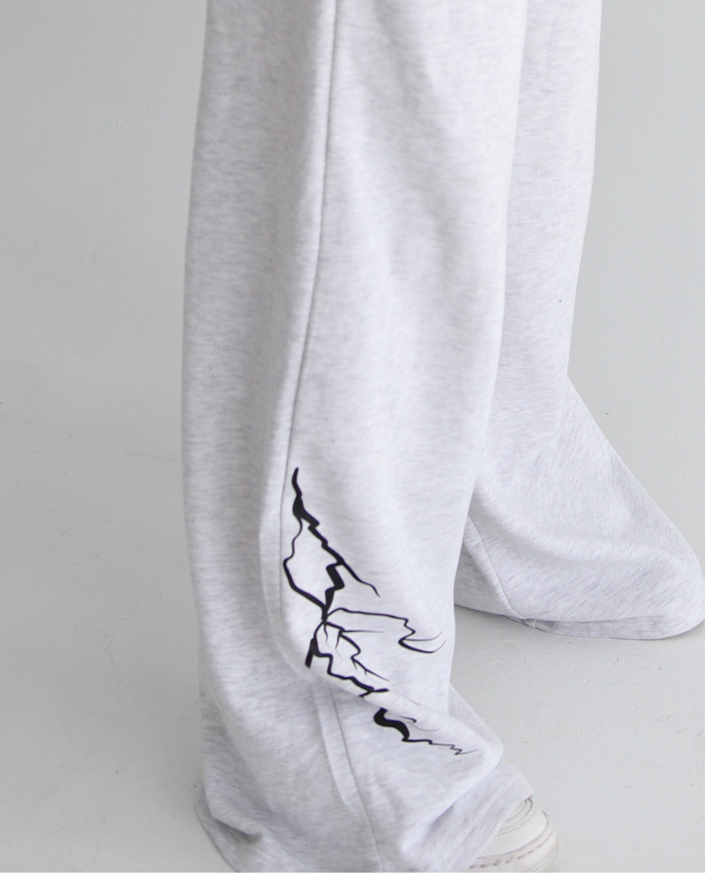 WIDE LEG - GREY