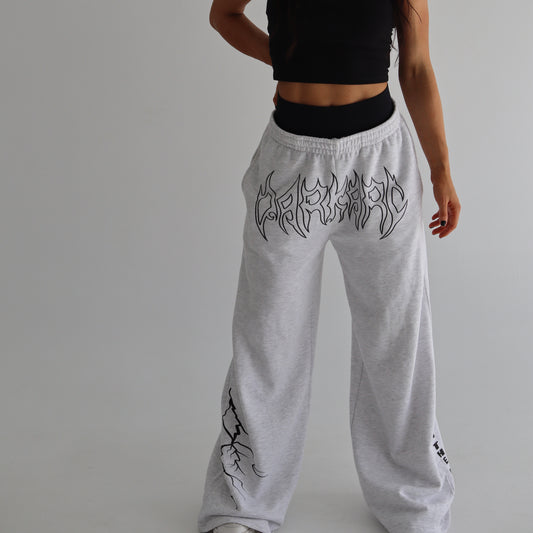 WIDE LEG - GREY
